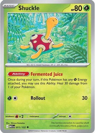 Shuckle - 011/132 (11) [ME01: Mega Evolution] - Deck Out Gaming