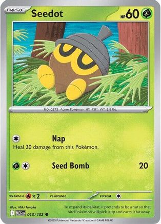 Seedot (13) [ME01: Mega Evolution] - Deck Out Gaming