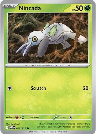 Nincada (16) [ME01: Mega Evolution] - Deck Out Gaming