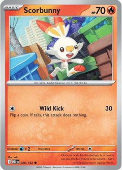 Scorbunny (26) [ME01: Mega Evolution] Reverse Holofoil - Deck Out Gaming