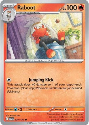 Raboot (27) [ME01: Mega Evolution] Reverse Holofoil - Deck Out Gaming