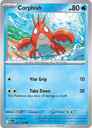 Corphish (33) [ME01: Mega Evolution] - Deck Out Gaming