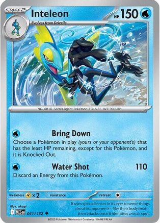 Inteleon - 041/132 (41) [ME01: Mega Evolution] - Deck Out Gaming