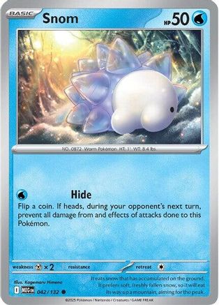 Snom (42) [ME01: Mega Evolution] Reverse Holofoil - Deck Out Gaming