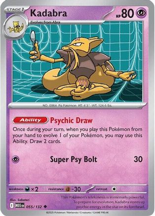 Kadabra (55) [ME01: Mega Evolution] Reverse Holofoil - Deck Out Gaming