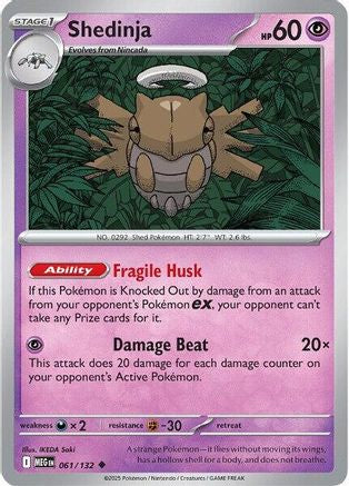Shedinja - 061/132 (61) [ME01: Mega Evolution] - Deck Out Gaming