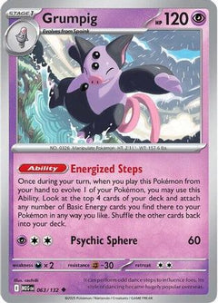 Grumpig (63) [ME01: Mega Evolution] Reverse Holofoil - Deck Out Gaming