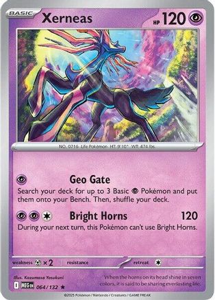 Xerneas (64) [ME01: Mega Evolution] Reverse Holofoil - Deck Out Gaming