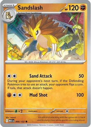 Sandslash (69) [ME01: Mega Evolution] Reverse Holofoil - Deck Out Gaming