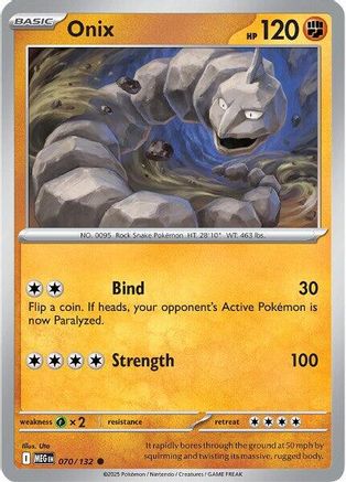 Onix (70) [ME01: Mega Evolution] Reverse Holofoil - Deck Out Gaming