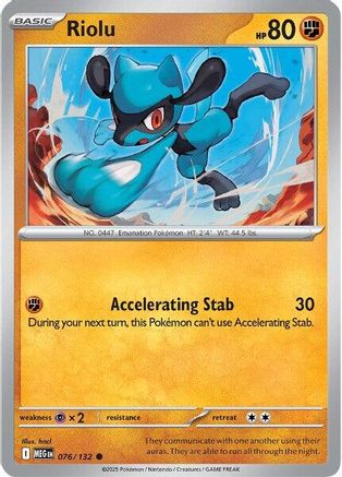 Riolu (76) [ME01: Mega Evolution] Reverse Holofoil - Deck Out Gaming