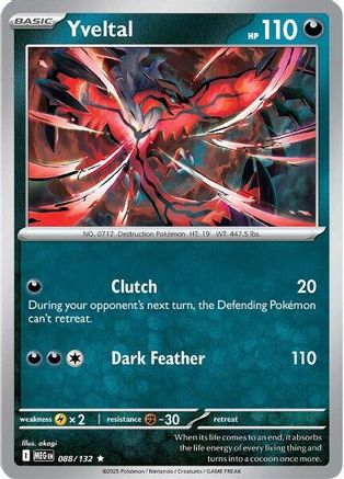 Yveltal (88) [ME01: Mega Evolution] Holofoil - Deck Out Gaming