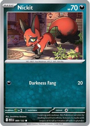 Nickit (89) [ME01: Mega Evolution] - Deck Out Gaming