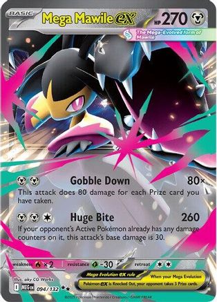 Mega Mawile ex - 094/132 (94) [ME01: Mega Evolution] Holofoil - Deck Out Gaming