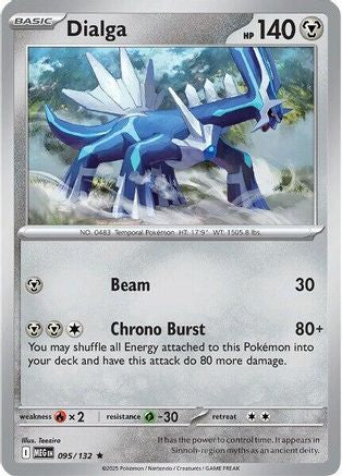 Dialga (95) [ME01: Mega Evolution] Reverse Holofoil - Deck Out Gaming