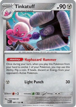 Tinkatuff (97) [ME01: Mega Evolution] Reverse Holofoil - Deck Out Gaming