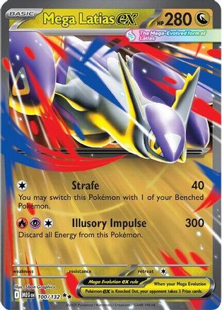 Mega Latias ex - 100/132 (100) [ME01: Mega Evolution] Holofoil - Deck Out Gaming
