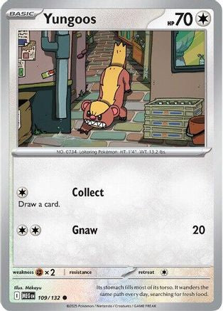 Yungoos (109) [ME01: Mega Evolution] Reverse Holofoil - Deck Out Gaming