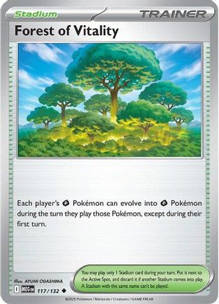 Forest of Vitality (117) [ME01: Mega Evolution] Reverse Holofoil - Deck Out Gaming