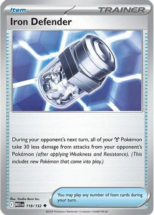 Iron Defender (118) [ME01: Mega Evolution] Reverse Holofoil - Deck Out Gaming