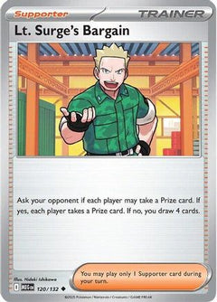 Lt. Surge's Bargain - 120/132 (120) [ME01: Mega Evolution] Reverse Holofoil - Deck Out Gaming