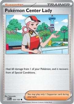 Pokemon Center Lady (123) [ME01: Mega Evolution] Reverse Holofoil - Deck Out Gaming