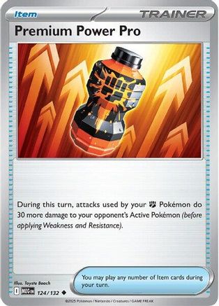 Premium Power Pro - 124/132 (124) [ME01: Mega Evolution] Reverse Holofoil - Deck Out Gaming