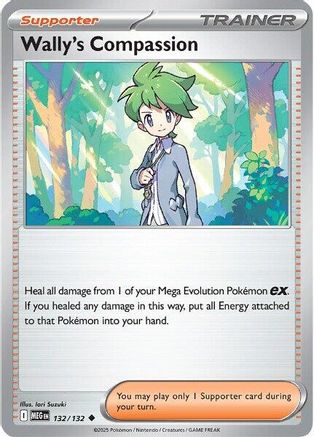 Wally's Compassion - 132/132 (132) [ME01: Mega Evolution] - Deck Out Gaming