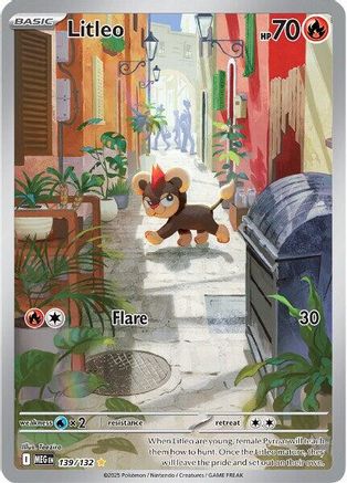 Litleo - 139/132 (139) [ME01: Mega Evolution] Holofoil - Deck Out Gaming