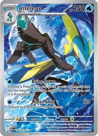 Inteleon - 142/132 (142) [ME01: Mega Evolution] Holofoil - Deck Out Gaming