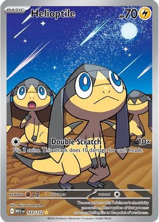 Helioptile - 143/132 (143) [ME01: Mega Evolution] Holofoil - Deck Out Gaming