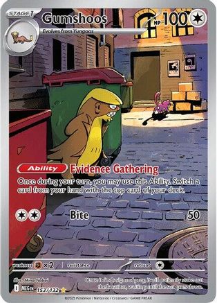 Gumshoos - 153/132 (153) [ME01: Mega Evolution] Holofoil - Deck Out Gaming