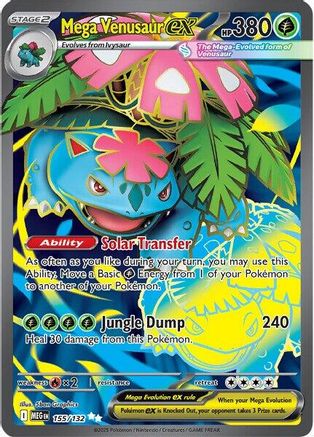 Mega Venusaur ex - 155/132 (155) [ME01: Mega Evolution] Holofoil - Deck Out Gaming
