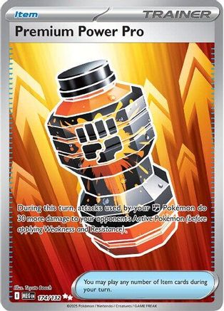 Premium Power Pro - 174/132 (174) [ME01: Mega Evolution] Holofoil - Deck Out Gaming