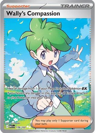 Wally's Compassion - 176/132 (176) [ME01: Mega Evolution] Holofoil - Deck Out Gaming
