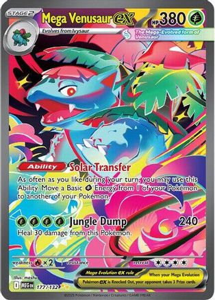 Mega Venusaur ex - 177/132 (177) [ME01: Mega Evolution] Holofoil - Deck Out Gaming