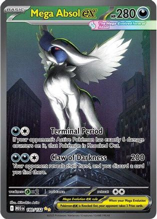 Mega Absol ex - 180/132 (180) [ME01: Mega Evolution] Holofoil - Deck Out Gaming