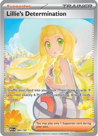 Lillie's Determination - 184/132 (184) [ME01: Mega Evolution] Holofoil - Deck Out Gaming