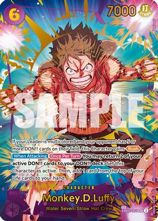 Monkey.D.Luffy - EB02-061 (SP) (EB02-061) [Premium Booster -The Best- Vol. 2] Foil - Deck Out Gaming