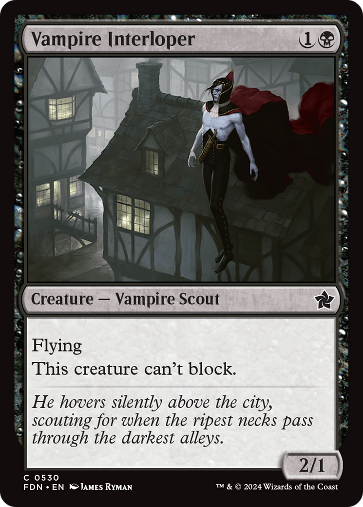 Vampire Interloper (530) [Foundations] - Deck Out Gaming