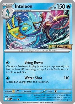 Inteleon - 002 (2) [ME: Mega Evolution Promo] - Deck Out Gaming