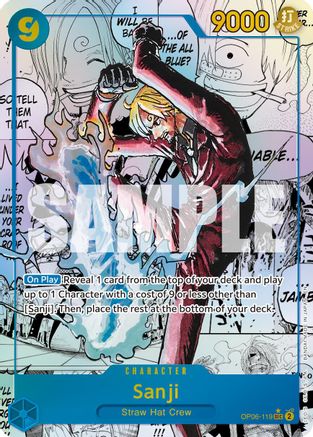 Sanji (Manga) (OP06-119) [Premium Booster -The Best- Vol. 2] Foil - Deck Out Gaming