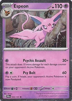Espeon - 033/131 (Cosmos Holo) (33) [Miscellaneous Cards & Products] Holofoil - Deck Out Gaming
