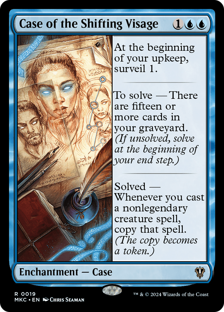 Case of the Shifting Visage (19) [Murders at Karlov Manor Commander] - Deck Out Gaming