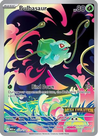 Bulbasaur - 133/132 (Mega Evolution) (133) (Sealed) [ME01: Mega Evolution] Holofoil - Deck Out Gaming