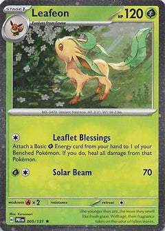 Leafeon - 005/131 (Cosmos Holo) (5) [Miscellaneous Cards & Products] Holofoil - Deck Out Gaming