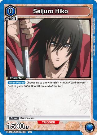 Seijuro Hiko (006) (Box Topper Foil) (UE11BT/RNK-1-006) [UE11BT: Rurouni Kenshin] Foil - Deck Out Gaming
