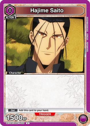 Hajime Saito (035) (Box Topper Foil) (UE11BT/RNK-1-035) [UE11BT: Rurouni Kenshin] Foil - Deck Out Gaming