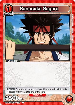 Sanosuke Sagara (074) (Box Topper Foil) (UE11BT/RNK-1-074) [UE11BT: Rurouni Kenshin] Foil - Deck Out Gaming