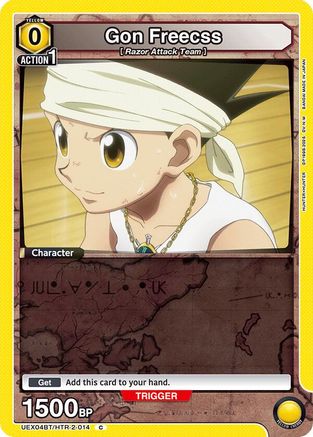 Gon Freecss (014) (Box Topper Foil) (UEX04BT/HTR-2-014) [UEX04BT: HUNTER X HUNTER Vol.2] Foil - Deck Out Gaming